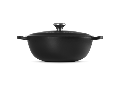 Ronde Gietijzeren Braadpan 4,9 L Mat Zwart (28 cm)