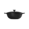 Zie dia Ronde Gietijzeren Braadpan 4,9 L Mat Zwart (28 cm)
