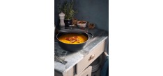 Marmite Ronde en Fonte 4,9 L Noir Mat (28 cm) 
