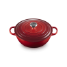 Voir la slide Marmite Ronde en Fonte 4,9 L Rouge Cerise (28 cm) 