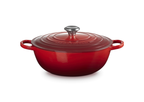 Ronde Gietijzeren Braadpan 4,9 L Kersenrood (28 cm)