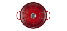 Ronde Gietijzeren Braadpan 4,9 L Kersenrood (28 cm)