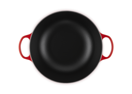 Ronde Gietijzeren Braadpan 4,9 L Kersenrood (28 cm)
