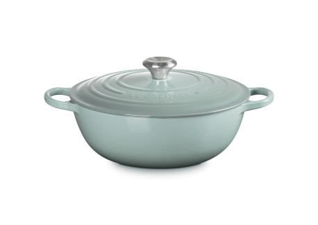 Ronde Gietijzeren Braadpan 4,9 L Blauw Sea Salt (28 cm)