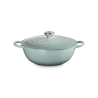 Zie dia Ronde Gietijzeren Braadpan 4,9 L Blauw Sea Salt (28 cm)
