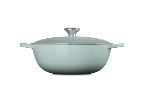 Ronde Gietijzeren Braadpan 4,9 L Blauw Sea Salt (28 cm)