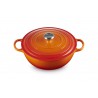 Voir la slide Marmite Ronde en Fonte 4,9 L Orange Volcanique (28 cm) 