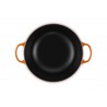Zie dia Ronde Gietijzeren Braadpan 4,9 L Oranjerood (28 cm)
