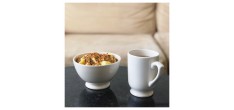Kitchen Keramieken Glanzend Crèmewit Emaille Kom met Voet 10 cm