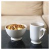 Zie dia Kitchen Keramieken Glanzend Crèmewit Emaille Kom met Voet 10 cm