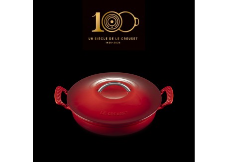Heritage Moderne Faitout Fonte Rond 2,9 L Rouge Cerise Edition Limitée