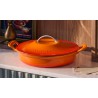Zie dia Modern Heritage Ronde Gietijzer Campagnard 2,9 L Oranjerood Gelimiteer
