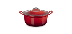 Heritage Moderne Cocotte Fonte Ronde 4,6 L Rouge Cerise Edition Limité