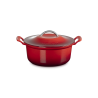 Zie dia Modern Heritage Ronde Gietijzer Stoofpot 4,6 L Kersenrood Gelimiteerde