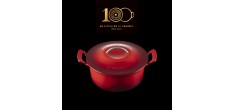 Heritage Moderne Cocotte Fonte Ronde 4,6 L Rouge Cerise Edition Limité