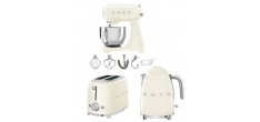 Essentiels Cuisine Robot + Grille-Pain + Bouilloire Crème Pack LSDC
