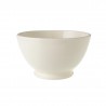 Zie dia Kitchen Keramieken Glanzend Crèmewit Emaille Kom met Voet 13 cm