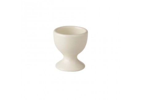 Kitchen Eierdopje Keramiek Glanzend Crème Wit Emaille 6 cm