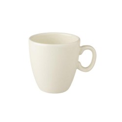 Kitchen Pompéi Mok van Glanzend Emaille Keramiek met Crèmewit Handvat