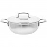 Zie dia Silver 7 Conische Sudderpot RVS 28 cm 4,8 L met Deksel