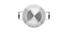 Silver 7 Cocotte Conique Inox 28 cm 4,8 L avec Couvercle