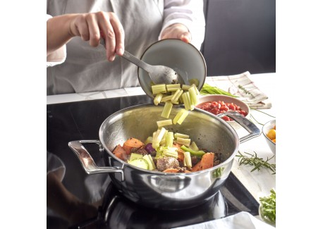 Silver 7 Conische Sudderpot RVS 28 cm 4,8 L met Deksel