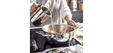Silver 7 Conische Sudderpot RVS 28 cm 4,8 L met Deksel