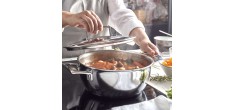 Silver 7 Cocotte Conique Inox 28 cm 4,8 L avec Couvercle