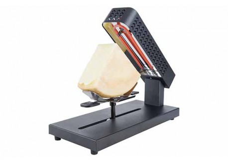 Aspen Traditioneel Raclette Apparaat met Kaaswiel Mat Zwart
