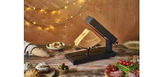Aspen Traditioneel Raclette Apparaat met Kaaswiel Mat Zwart