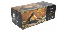 Aspen Traditioneel Raclette Apparaat met Kaaswiel Mat Zwart