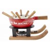 Zie dia Aspen Fondue Set Savooise & Bourgondische Stijl Ski Gietijzer Geëmaill