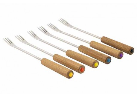 Aspen Service à Fondue Savoyarde et Bourguignonne Ski Fonte Emaillée R