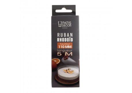 Bande Film Rhodoïd Pâtisserie 11 cm x 5 m
