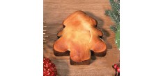 Moule de Cuisson en Papier pour Brioche et Cake Sapin de Noël 4 Pcs -D