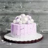 Zie dia Witte Bal Taartdecoratie 12 stuks