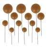 Voir la slide Décoration pour Bûche/Gâteau Boules Dorées 12 Pcs 