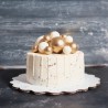 Zie dia Gouden Bal Taartdecoratie 12 stuks