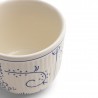 Voir la slide Copenhague Tasse Céramique Email Brillant Blanc Crème Bleu avec Anse 1