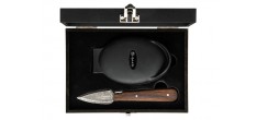 Luxury Line Coffret Couteau à Huître Bois Wengé + Protège Main Silicon