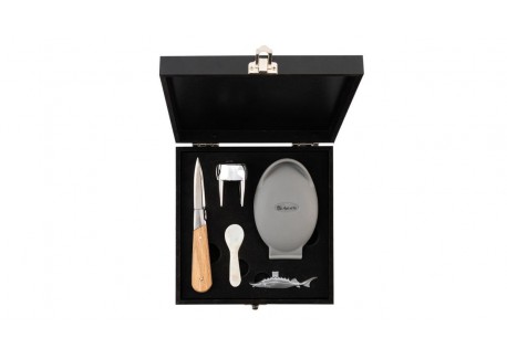 Luxury Line Oester Kaviaar en Champagneproefdoos 5 Stuks