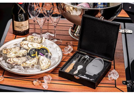 Luxury Line Oester Kaviaar en Champagneproefdoos 5 Stuks