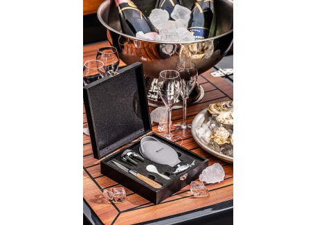 Luxury Line Oester Kaviaar en Champagneproefdoos 5 Stuks
