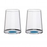 Zie dia Splitglass Blauw Magnetische Witte Wijnbeker/Glas (Zonder Steel) 2 stu