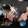 Zie dia Splitglass Blauw Magnetische Witte Wijnbeker/Glas (Zonder Steel) 2 stu