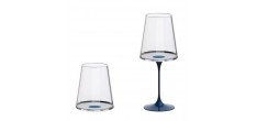 Splitglass Bleu Gobelet/Verre à Vin Rouge Aimanté Modulable (Sans Pied