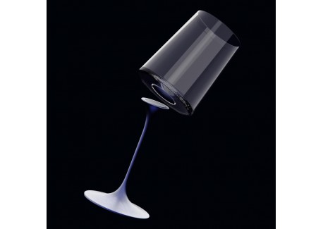 Splitglass Bleu Pied Aimanté Modulable pour Gobelet/Verre à Vin ou Cha