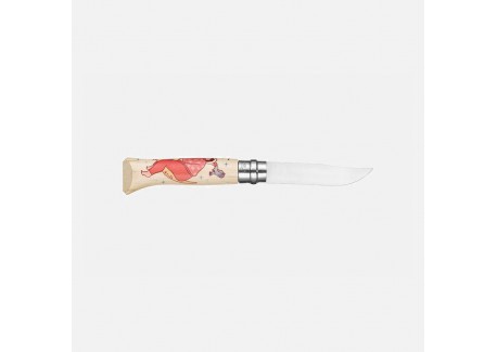 Cosmos Couteau N°08 Inox Manche Bois 8,5 cm Asile Edition Spéciale 