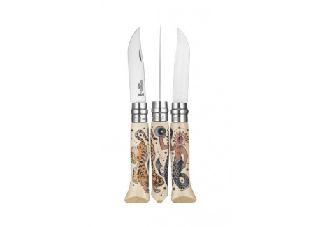 Cosmos Couteau N°08 Inox Manche Bois 8,5 cm Dalkhafine Edition Spécial