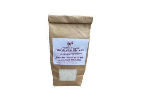 Fleur de Sel Bio de l'Ile de Ré en Sachet Craft 250 g 
